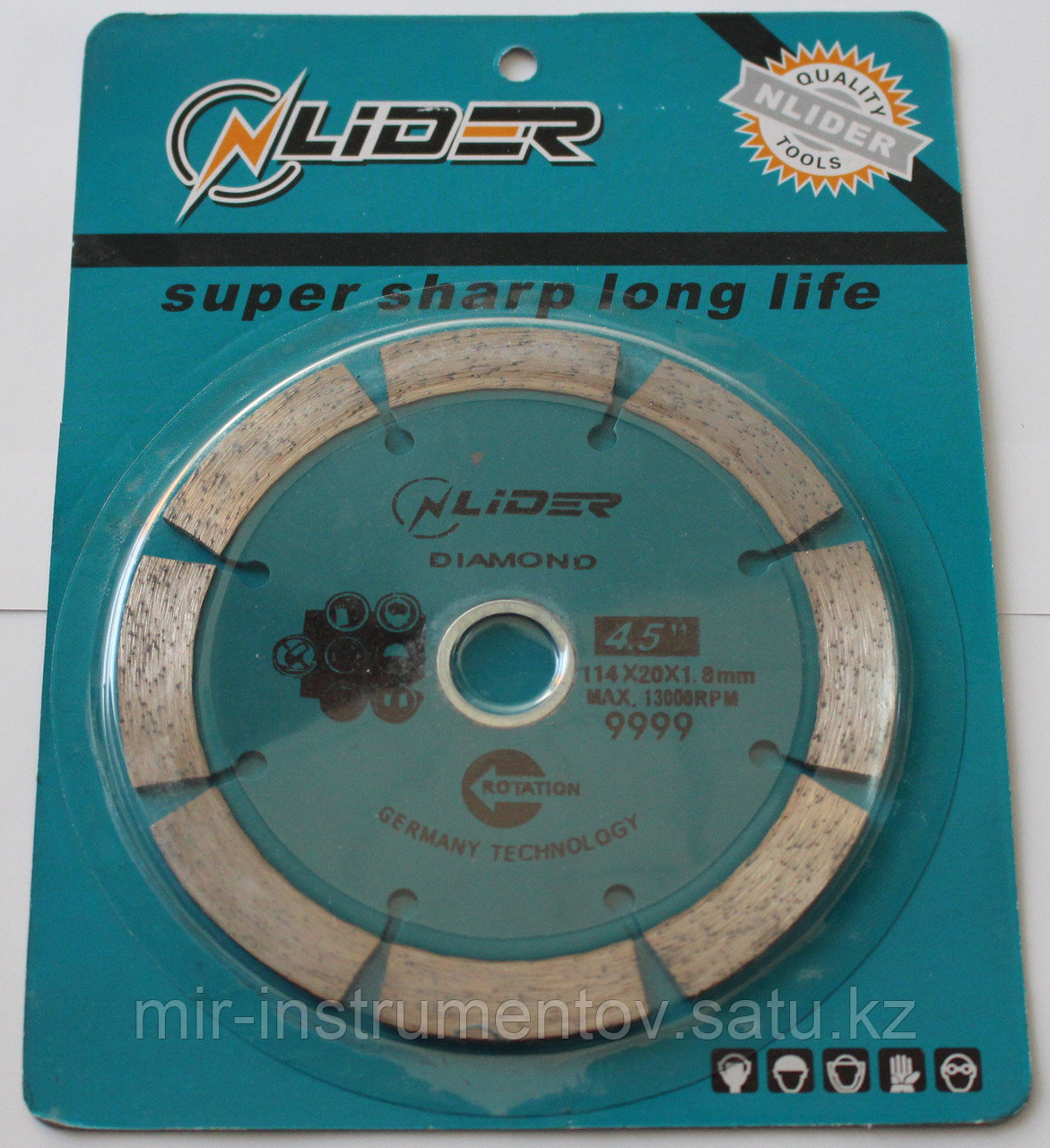 Алмазный круг сегментный Nlider 91141 - фото 1 - id-p3372256