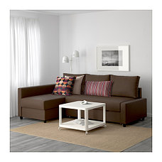 Диван-кровать угловой с отд д/хран ФРИХЕТЭН коричневый IKEA, ИКЕА , фото 2