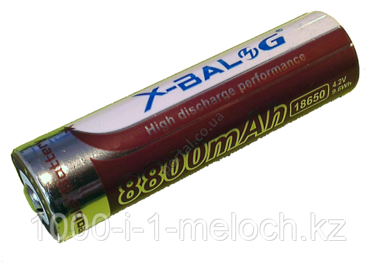 Аккумулятор 18650 X - Balog Li-ion 8800mAh. Алматы, фото 1