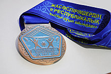 Медаль Астана Қыс өрнегі