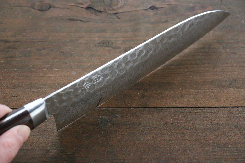 Seisuke VG10 17 слоя Damascus Шеф нож Santoku 180mm - фото 8 - id-p50149407