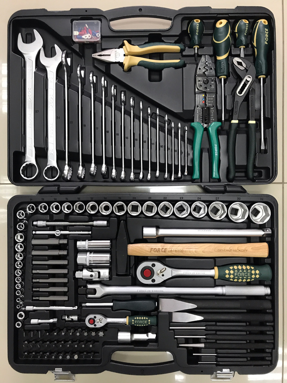 Набор инструмента Force 41391 1/4"-1/2" (6-ти гран.) (139пр.)