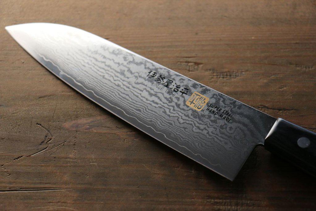 Iseya VG10 33 слоя Damascus Шеф нож Сантоку 180mm - фото 6 - id-p50149759