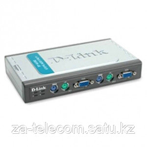 D-Link DKVM-4K 4-х портовый переключатель KVM с портами PS/2 и VGA, предназначенный для управления 4 - фото 1 - id-p50149905