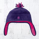 Комплект зимний для девочки (шапка и шарф-снуд), размер 48, цвет фиолетовый W47103 _М, фото 3