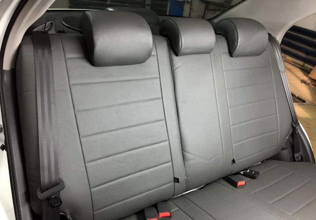 Чехлы для сиденья из экокожи Ромб для Chevrolet Nexia 2015-н.в. - фото 3 - id-p50157462