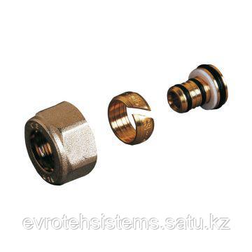 Фитинг компрессионный для труб из полиэтилена (PEX) M24x19 - 16x2.2мм