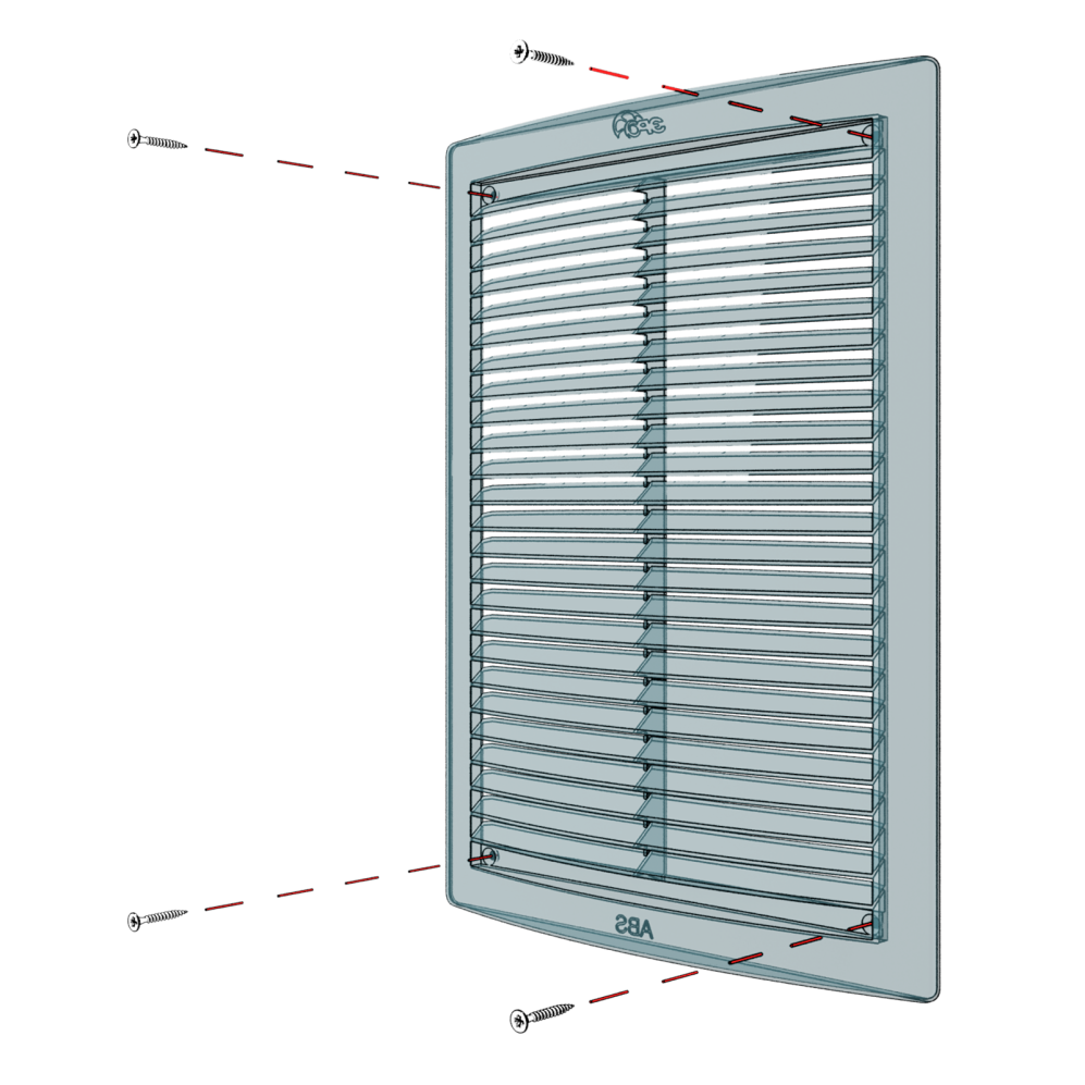 Решетка вентиляционная ЭРА РЦ 1520 цилиндрическая с сеткой 150х200 - фото 4 - id-p49676288