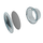 Решетка вентиляционная Эра ДК 100 диффузор приточно-вытяжной со стопорным кольцом и фланцем D100, фото 4