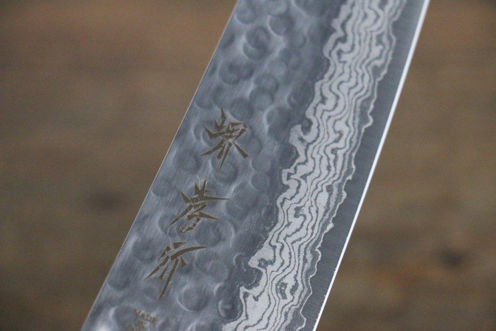 Sakai Takayuki VG10 17 слоя Damascus Шеф нож Santoku 180mm - фото 4 - id-p50165329