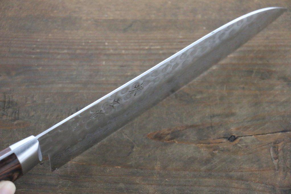 Sakai Takayuki VG10 17 слоя Damascus Шеф нож Santoku 180mm - фото 8 - id-p50165329