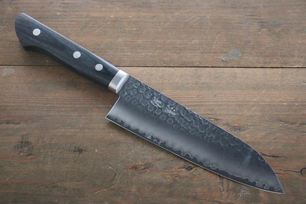 Seisuke VG1 Hammered Шеф нож Santokue 165mm - фото 1 - id-p50165563