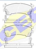 Тормозные колодки ICER 180971(REMSA 415.04)