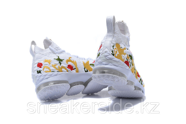 Баскетбольные кроссовки Nikе LeBron XV (15) "Floral" Zipper (40-46) - фото 5 - id-p50166666