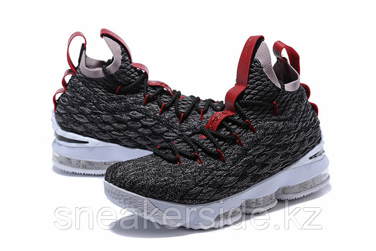 Баскетбольные кроссовки Nikе LeBron XV (15) "Pride of Ohio/Oreo" (40-46) - фото 2 - id-p50166814