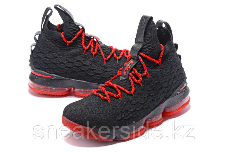 Баскетбольные кроссовки Nikе LeBron XV (15) "Bred" (40-46) - фото 3 - id-p50167963