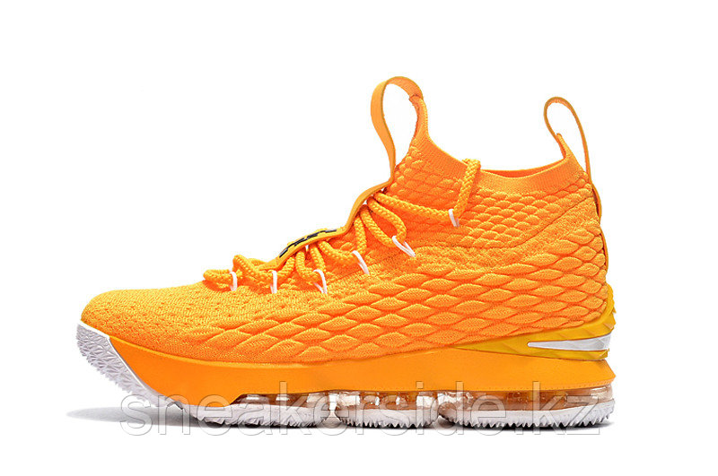 Баскетбольные кроссовки Nikе LeBron XV (15) "Yellow/White" (40-46) - фото 4 - id-p50167983