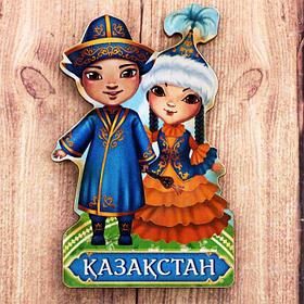 Магнит деревянный "Казахстан"