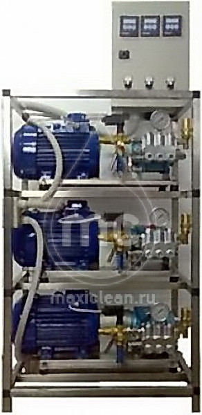 АВТОМОЕЧНЫЙ КОМПЛЕКС МС-3/250 (TotalStop) с насосами HAWK NMT1520R (ИТАЛИЯ)
