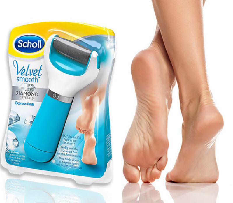 Электрическая роликовая пилка для пяток Scholl valet smooth