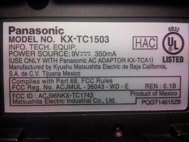 Радиотелефон Panasonic KX-TC1503 с автоответчиком - фото 3 - id-p19598855