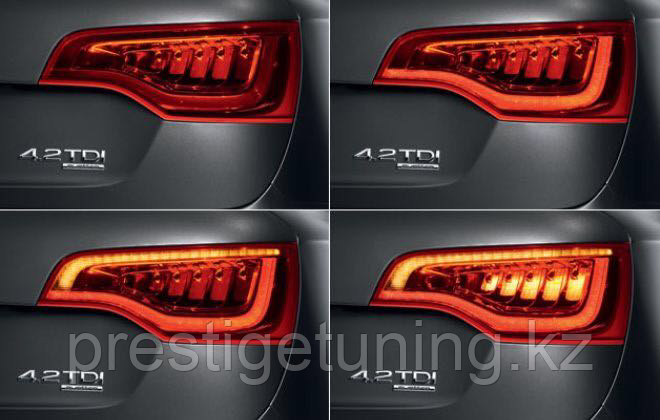 Задние рестайлинговые фонари на Audi Q7 2007-15