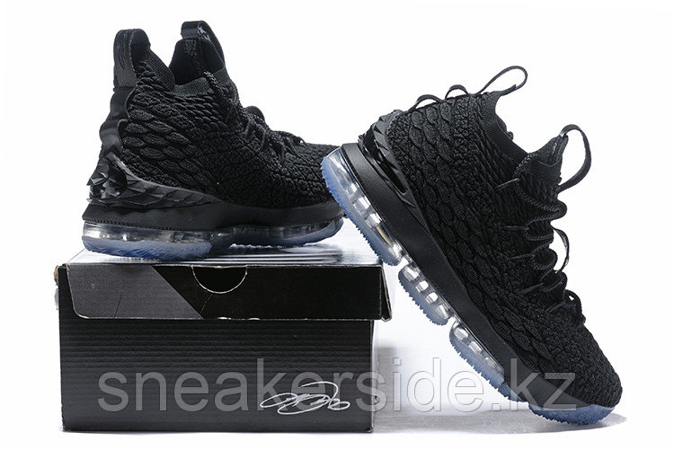 Баскетбольные кроссовки Nikе LeBron XV (15) "Black Ice" (40-46) - фото 6 - id-p50205376