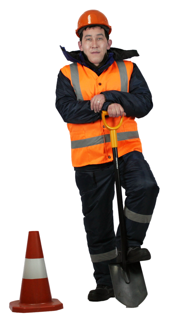 Жилет рабочий сигнальный СОП ТКАНЬ