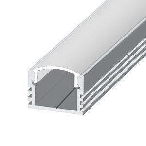 LED светодиодный профиль ЛП 12 Профиль алюминиевый, анодированный, цвет - серебро, фото 1