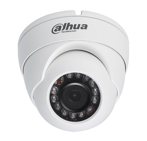1Мп купольная HD-CVI камера с ИК-подсветкой до 30м. Dahua HAC-HDW1100RP, фото 2