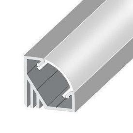 Профиль, профиля для светодиодных лент  ЛПУ 17 Профиль алюминиевый, анодированный, цвет - серебро