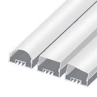 Профиля для светодиодных лент,  светодиодные профиля ЛСО Профиля алюминиевые, анодированные, цвет - серебро