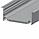 LED Светодиодный профиль ЛСВ 70 Профиль алюминиевый, анодированный, цвет - серебро, фото 2