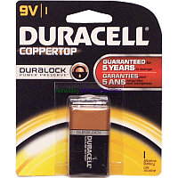 Батарейка Duracell Coppertor 9v ,made in USA