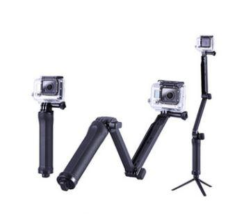 3 секционный монопод кобра с расскладывающимися ножками на GoPRO