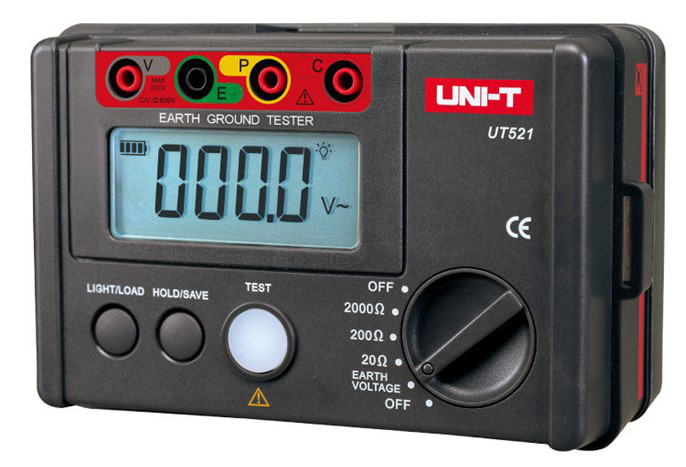 Измеритель сопротивления заземления UNI-T UT521. Внесен в реестр СИ РК