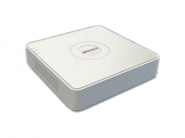 HiWatch DS-H104G 4-х канальный гибридный регистратор для аналоговых, HD-TVI и AHD камер + 1 IP, фото 2