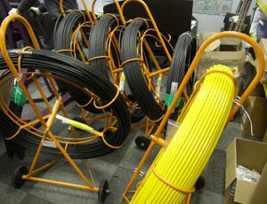 DKC Устройство закладки кабеля на вращ. барабане,стеклопруток д.6мм, 80м - фото 3 - id-p50238427
