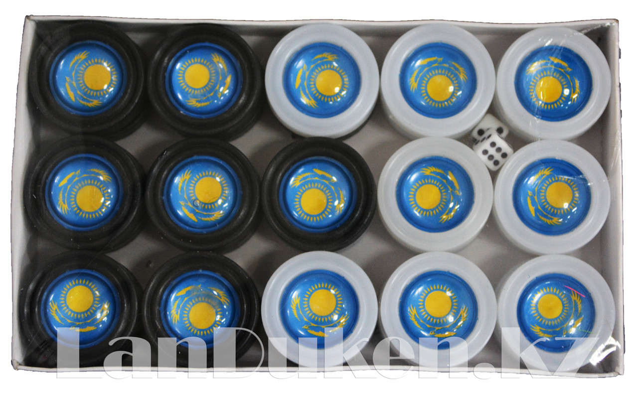 Игровой набор для шашек и нард Казахстан - фото 2 - id-p50238343