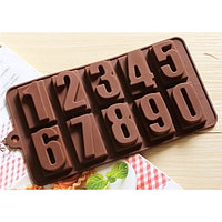 Силиконовая форма для выпечки Цифры