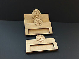 Бейджи из дерева