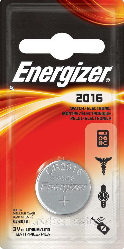 Элемент питания Energizer CR2016 -1 штука в блистере - фото 1 - id-p50243541