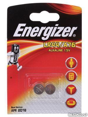 Элемент питания Energizer LR 44/A76 -2 штуки в блистере - фото 1 - id-p50243550