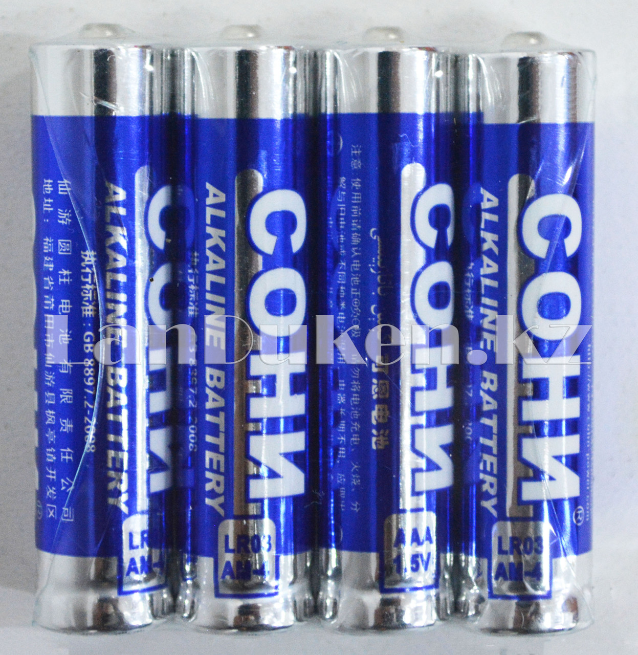 Батарейка СОНИ Alkaline 1.5V AAA - фото 1 - id-p50181223