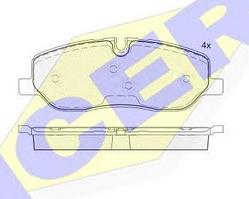 Тормозные колодки ICER 181660-700(REMSA 1158.00)