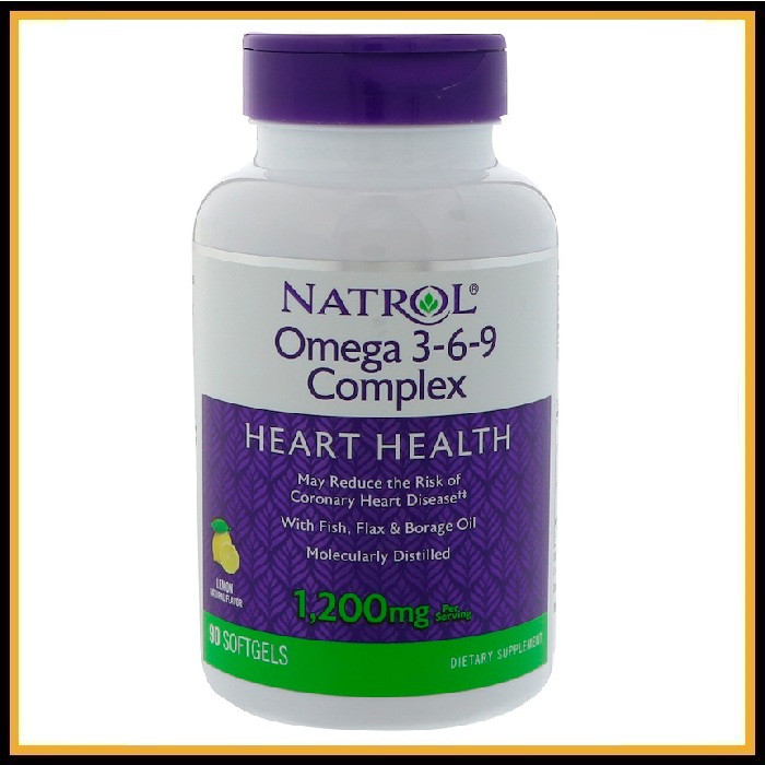 Natrol Omega 3-6-9 (90кап)