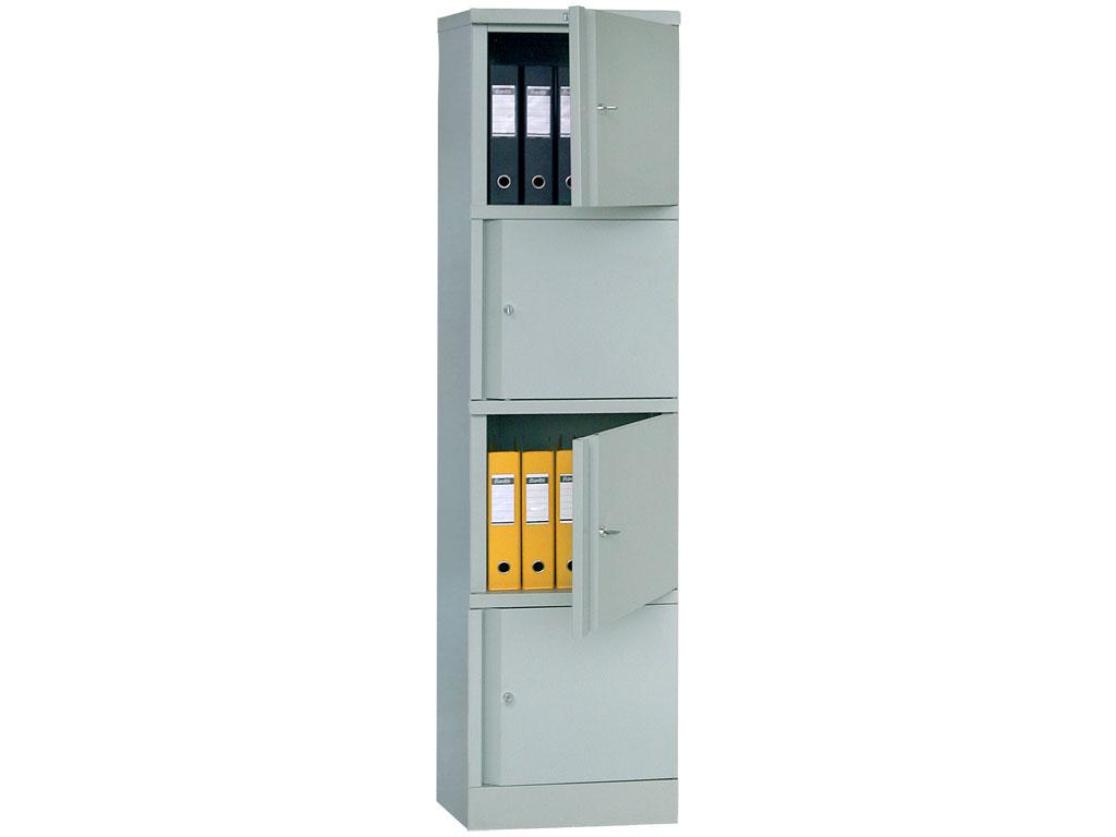 Шкаф архивный металлический АМ 1845/4 (1830х472х458 мм)