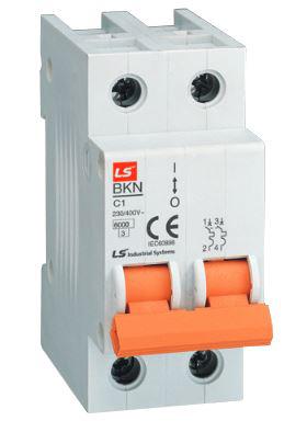 Миниатюрные автоматические выключатели BKN 2P (1-63A) - фото 1 - id-p50228551