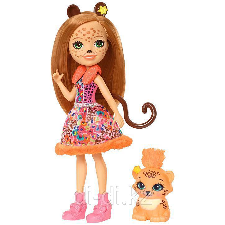 Mattel Enchantimals Игровая Кукла Чериш Гепарди, 15 см