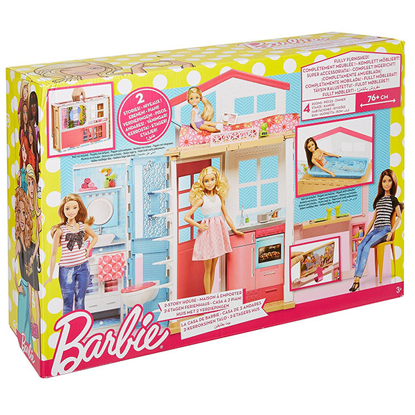 Barbie Игровой набор "Двухкомнатный домик Барби"